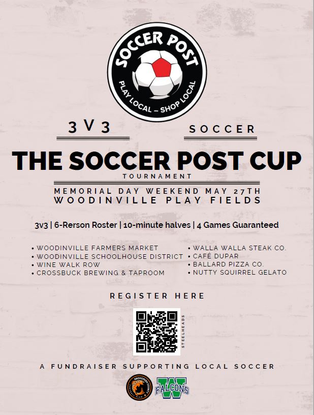 Visit Woodinville (@vwoodinville) on Twitter photo Soccer Players: Check out this 3v3 tournament coming to Woodinville this May... Then jump online to register, grab your cleats, and we'll see you in Woodinville!
Details: snocofc.com/steelheads-socβ¦
cc <a href="/snocofc/">Snohomish County Football Club π</a> Soccer Players: Check out this 3v3 tournament coming to Woodinville this May... Then jump online to register, grab your cleats, and we'll see you in Woodinville!
Details: snocofc.com/steelheads-socβ¦
cc <a href="/snocofc/">Snohomish County Football Club π</a>