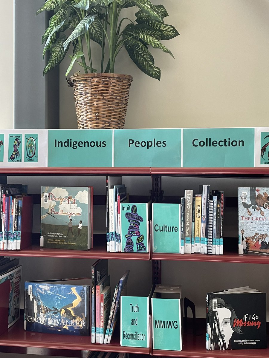 So proud of the work we are doing in Surrey school Library Learning Commons towards Truth and Reconciliation #sd36tl #sd36learn <a href="/alapointe_/">Andrea LaPointe</a> #decolonizinglibraries