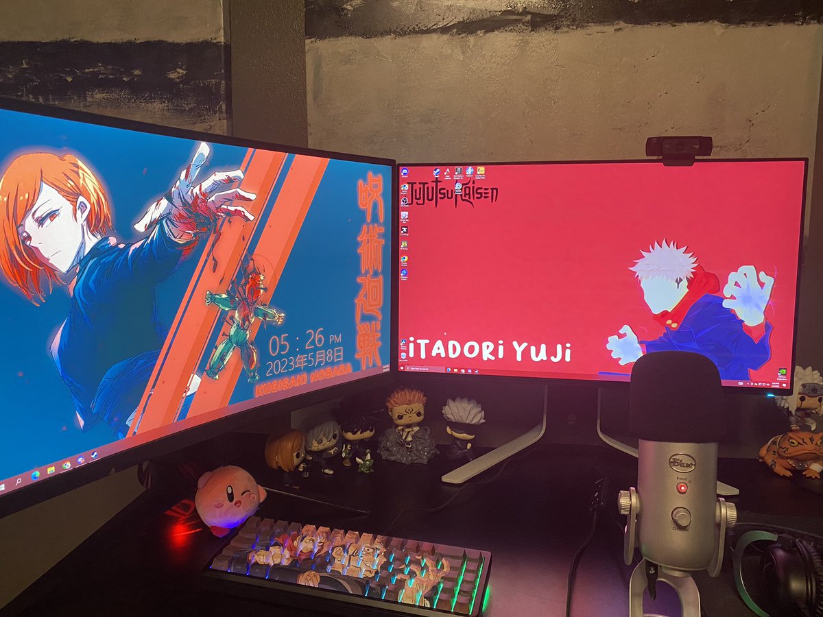 The new Higround X Jujutsu Kaisen Keyboard makes my setup a 10/10 🔥 <a href="/higround/">Higround</a> #LookBetterHG