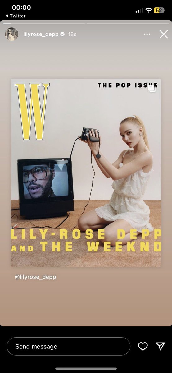 Lily Rose Depp Updates On Twitter Lily Via Her Instagram Story