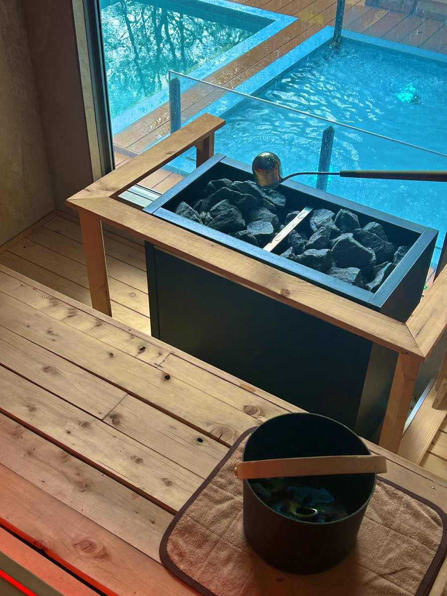 おはヨーグルト！朝の森林浴気持ち〜🤤再訪の松川館、ポルクサウナにウィスキングとすごいパワーアップしていた😊これが日本ラストサウナチャンスになりそうな…
