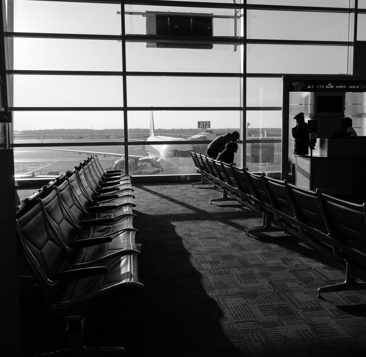 Some random airport shots in DTW (Detroit)
