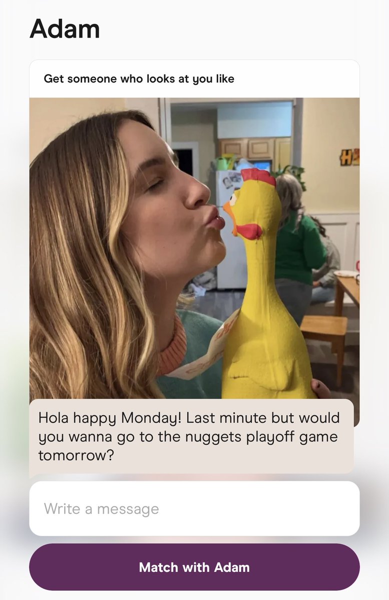 okay so I went against my every instinct and downloaded Hinge today to meet people and do fun stuff while I’m in Denver and uhhhh… IT IS WORKING VERY WELL