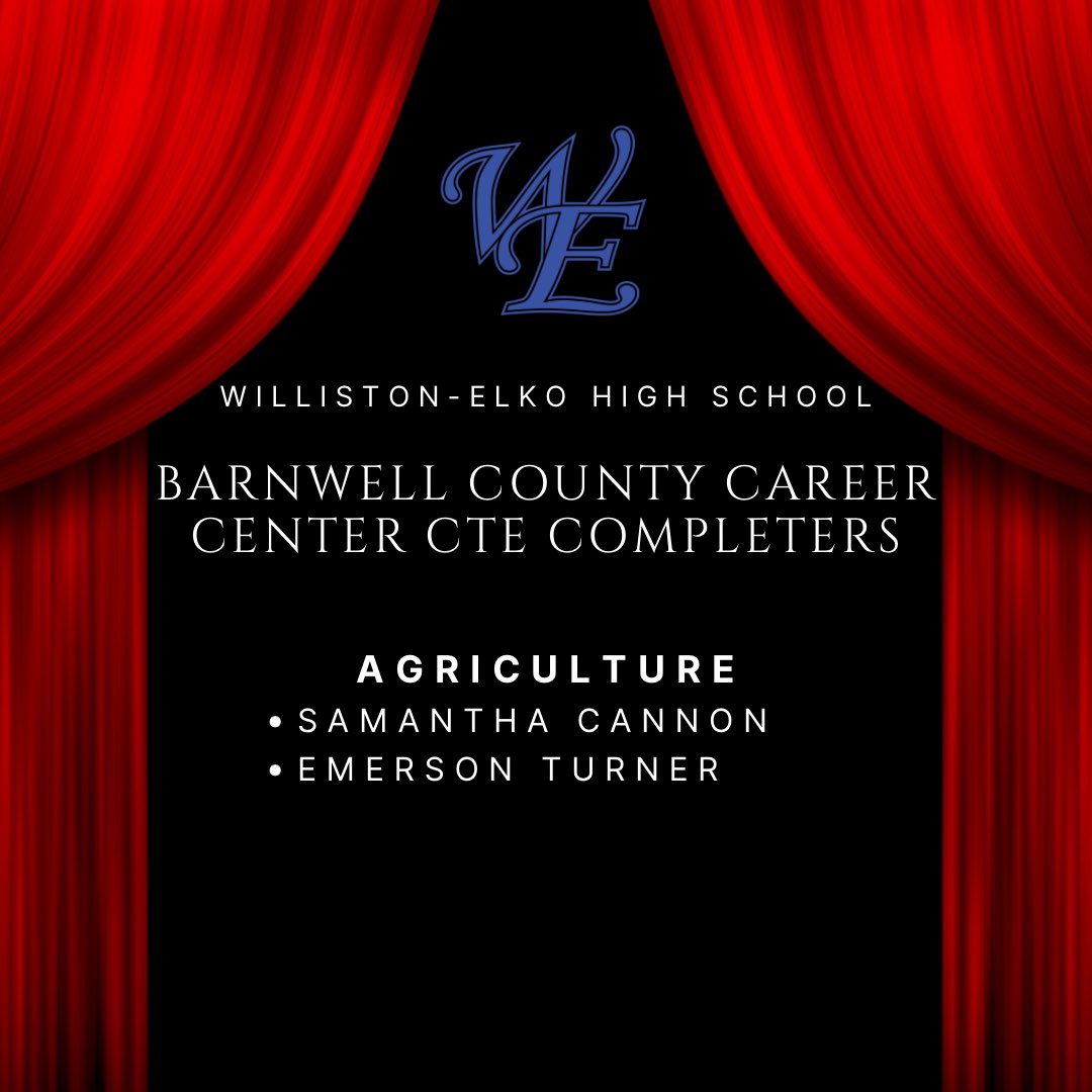 WillistonElko High School on Twitter "Congratulations to our Barnwell