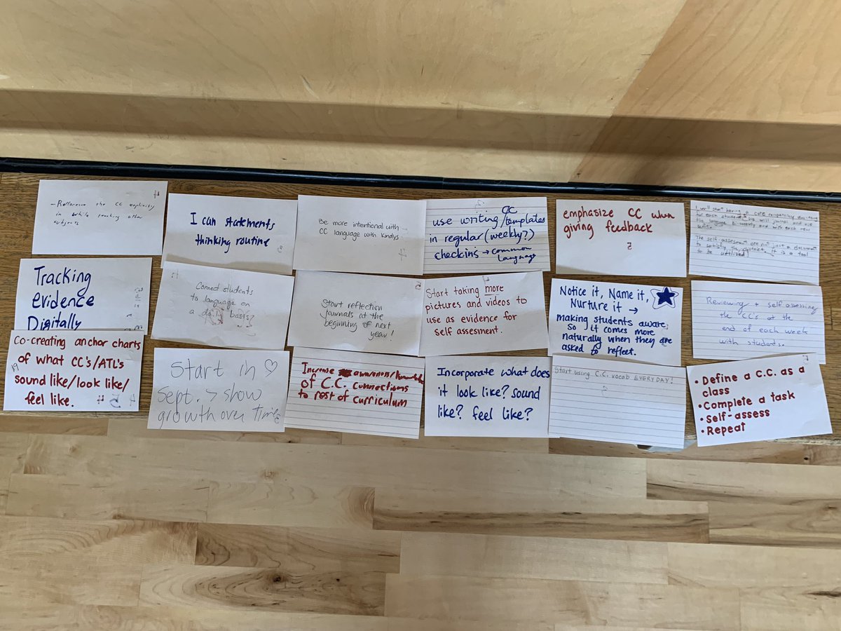 A great day of Professional development today. Teachers engaged in a reflection/peer-assessment tool called “The Mill” to identify key takeaways that will guide their practice with student self assessment - specifically of the Core Competencies. <a href="/NVSD44/">School District 44</a> <a href="/curric44/">North Vancouver Curriculum</a>