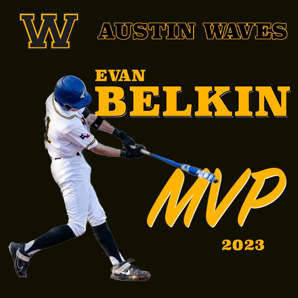 Austin_Waves's tweet photo. A big congratulations to 
 @belkin_evan ‘24 #uncommitted on a great MVP season! We want to wish you good luck this summer! https://t.co/rGWJSICflE