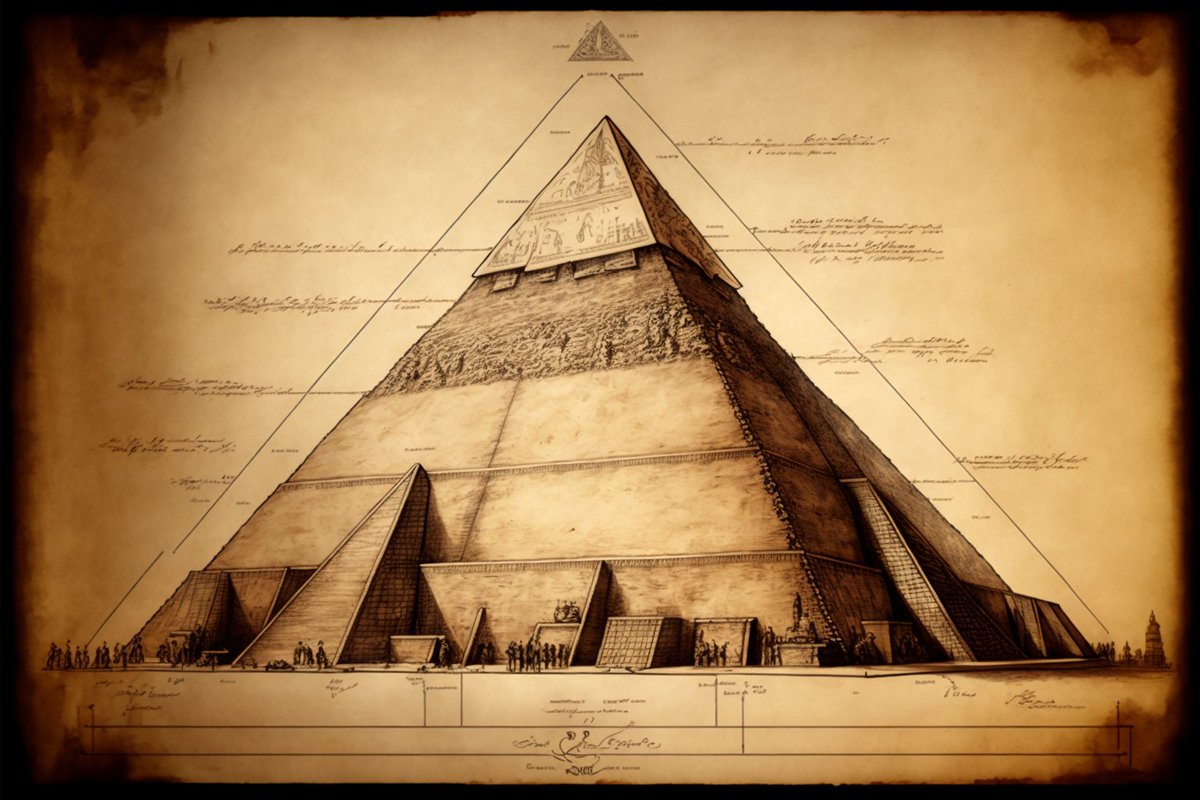 History____Geek's tweet image. 🗿🇪🇬📜 The Great Pyramid of Giza, built over 4,500 years ago, is the oldest and largest of the three pyramids in Giza. It took around 20 years to build using over 2 million stone blocks, some weighing as much as 80 tons!  #history #funfact 🤯🔨👷‍♀️