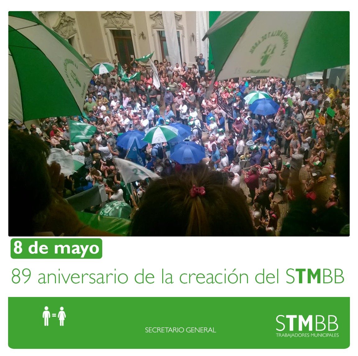 ✊ #TotalNormalidad | Estamos hablando con <a href="/Aguero_M_A/">Miguel A Agüero</a>, Secretario general del Sindicato de Trabajadores Municipales (<a href="/stmbb/">STMBB</a>)

🔸 El sindicato cumple 89 años 

💻 urbana939.com.ar