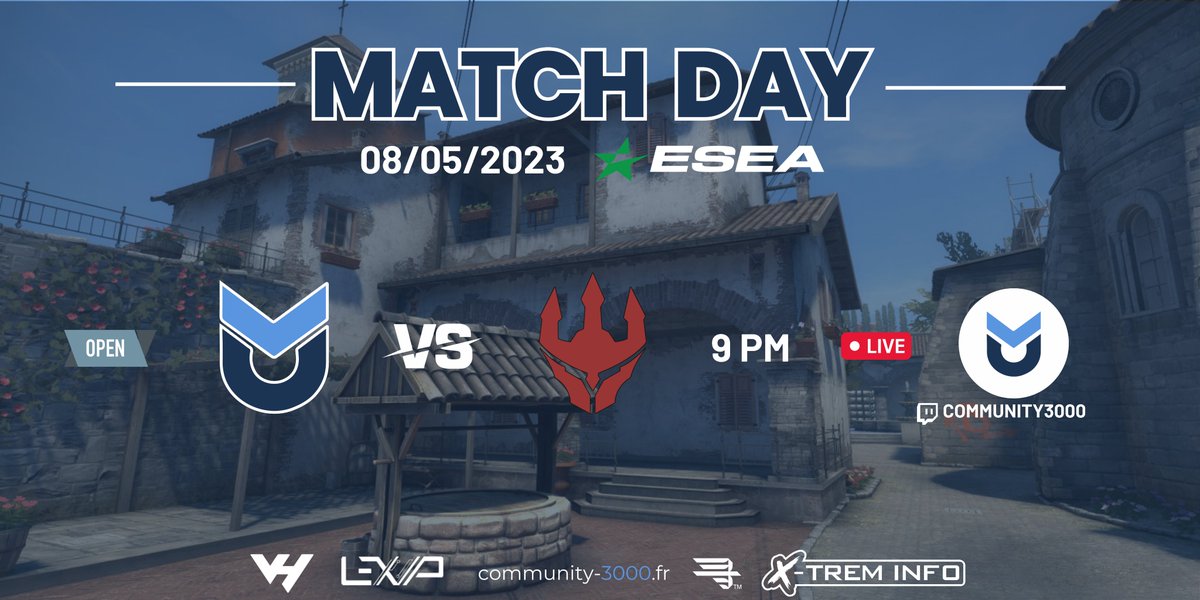3K (@community3000) on Twitter photo Nous retrouvons une nouvelle fois notre équipe pour leur 8ème match.
Nous retrouvons Washed Warriors FC !
twitch.tv/community3000
twitch.tv/community3000
twitch.tv/community3000
<a href="/EnzoHammer/">Calicerime</a>
@guillaume_cnc
<a href="/EliM_CSGO/">Romain CLABAUT</a>
<a href="/Gontrannnn/">.</a>
<a href="/BorisMincer/">Bobo</a>
ZEPEKKKK
@_dewdropped
GO 3K 🫶🏻 Nous retrouvons une nouvelle fois notre équipe pour leur 8ème match.
Nous retrouvons Washed Warriors FC !
twitch.tv/community3000
twitch.tv/community3000
twitch.tv/community3000
<a href="/EnzoHammer/">Calicerime</a>
@guillaume_cnc
<a href="/EliM_CSGO/">Romain CLABAUT</a>
<a href="/Gontrannnn/">.</a>
<a href="/BorisMincer/">Bobo</a>
ZEPEKKKK
@_dewdropped
GO 3K 🫶🏻