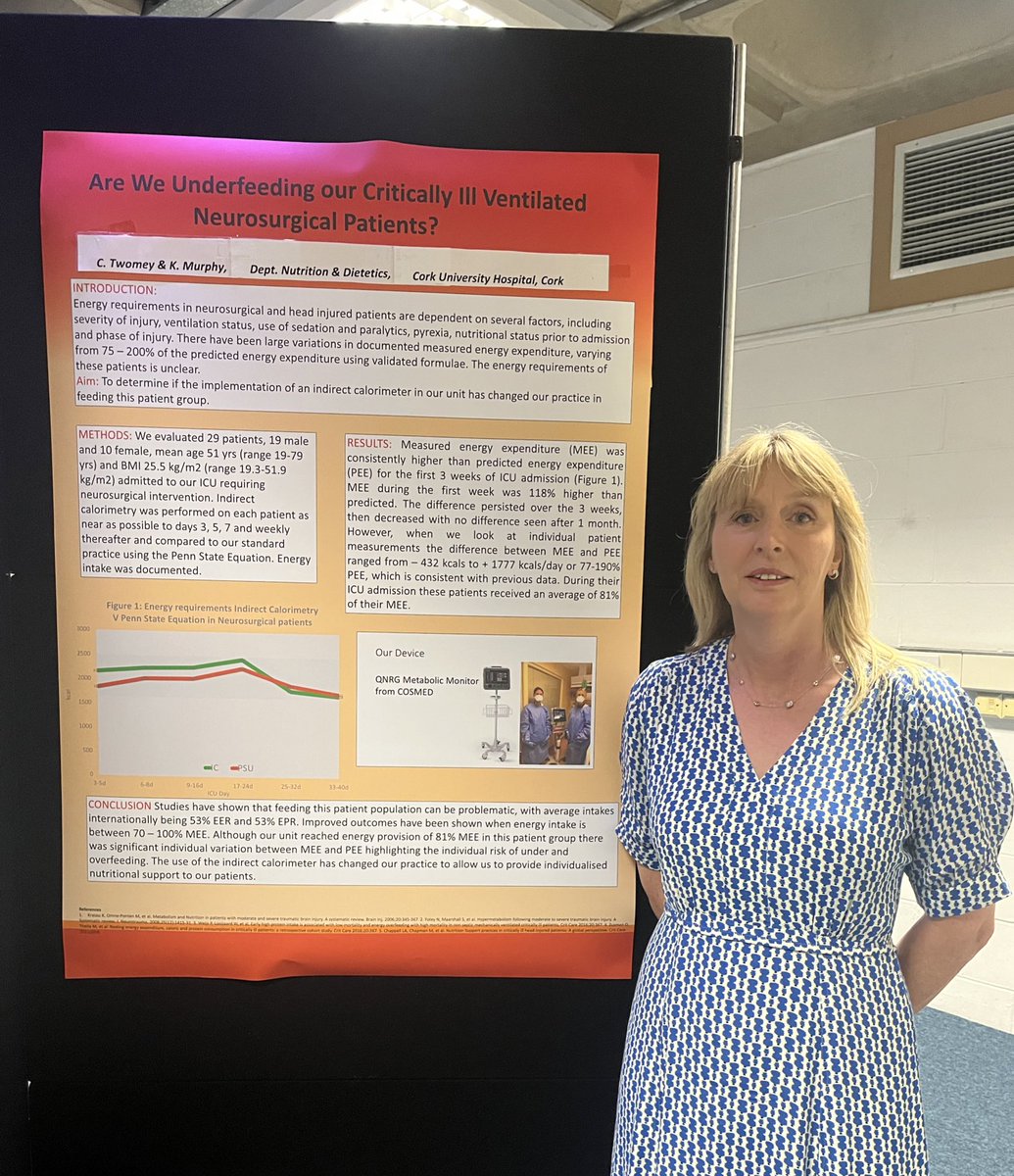 Doireann Ní Mhurchú (@doireann1996) on Twitter photo Brilliant presentation by Clare at the INDI symposium. Showcasing the research herself and <a href="/KateMurphy00/">Kate Murphy</a> have done in CUH, using the indirect calorimeter in the Critically ill patient cohort 📚 #individualcare #INDIResearch23 <a href="/CUH_CorkDiet/">CUH Cork Dietitians 🍐</a> Brilliant presentation by Clare at the INDI symposium. Showcasing the research herself and <a href="/KateMurphy00/">Kate Murphy</a> have done in CUH, using the indirect calorimeter in the Critically ill patient cohort 📚 #individualcare #INDIResearch23 <a href="/CUH_CorkDiet/">CUH Cork Dietitians 🍐</a>