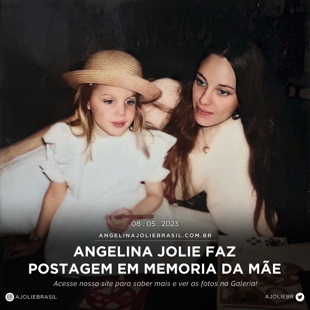 ajoliebr's tweet photo. 🆕🆙🆕🆙 #AngelinaJolie faz postagem em memória da mãe, Marcheline Bertrand. Acesse nosso website para saber mais! ➡ https://t.co/ddFuq0kY5o
🏷 #Cancer #CancerDeOvario #CombateAoCancer #Jolie #Instagram #MarchelineBertrand #Mother #Mom #OvarianCancer #WorldOvarianCancerDay https://t.co/px1oKh3EW1