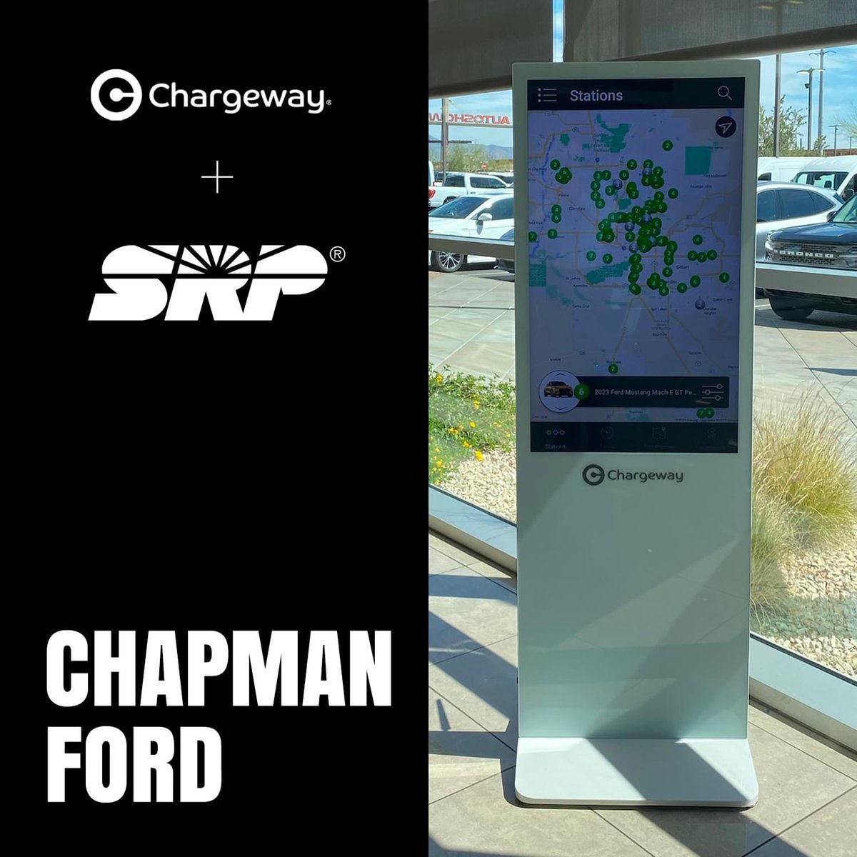 chargeway's tweet image. More @Chargeway Beacons continue to roll out in Arizona! The latest Beacon is located at @ChapmanFordAZ in Scottsdale through our expanded dealer program with @SRPconnect. 🚗⚡️

#chargeway #Arizona #saltriverproject #SRP #electricvehicles #ElectricCars #evcharging #electricfuel