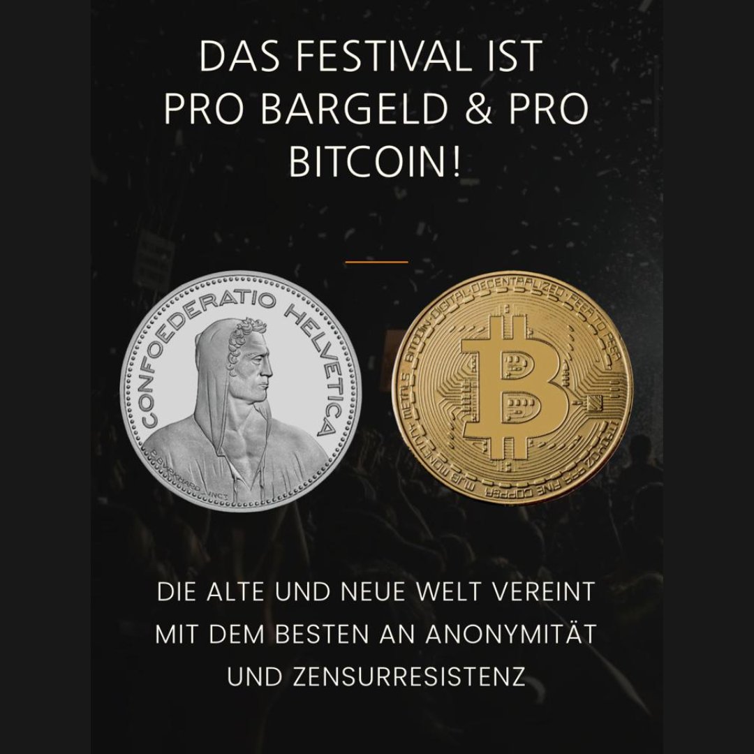 FreeEconForum's tweet photo. Ihr wollt mit Bargeld bezahlen, aber gleichzeitig Neue Technologien verwenden?💸⚡
Dann ist unser Festival ein absolutes muss für euch!!🪙💥
#Bitcoin #LightningNetzwerk #Lipa #Bargeld #ProBargeld #FreedomFestival2023 #FEF #FreeEconomicForum #newPaths https://t.co/pUzMxxls6N