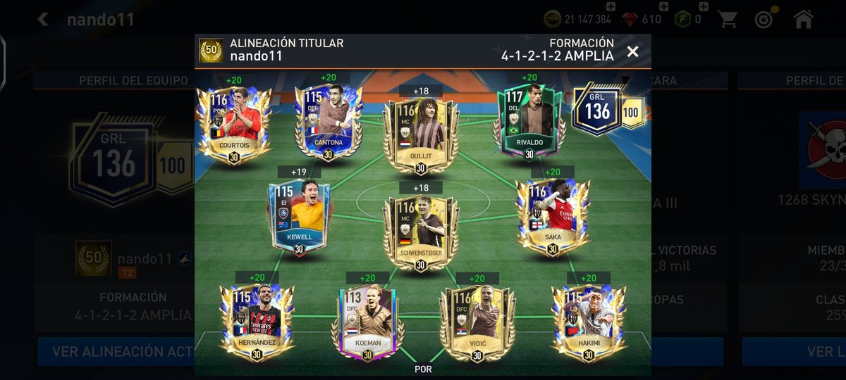 dimaty18's tweet photo. @El_PROFE_FIFA @HDWolvie @legas1710 @nitrofm7  @tutiofifa @fifagreiff @GtFifa @EAFIFAMOBILE @NeuxFM top 50, con ese equipazo y centrero. https://t.co/qDtjnvDOAR