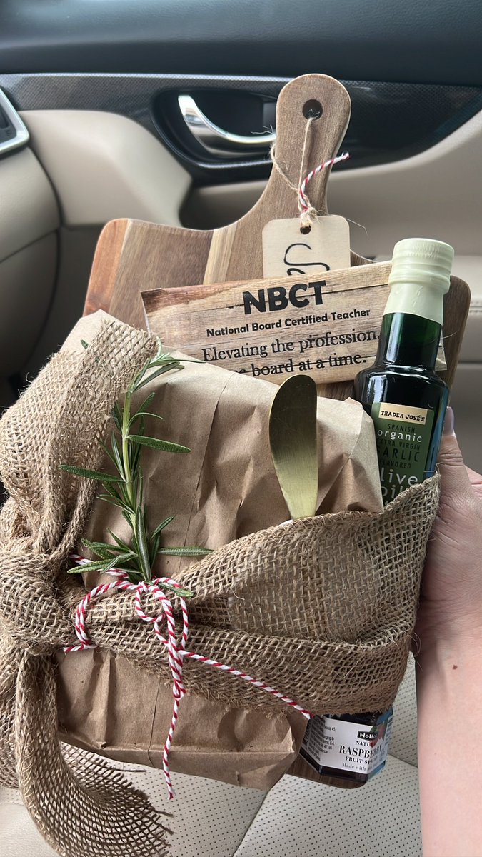 The CUTEST gift from <a href="/AFMSChargers/">Apex Friendship Middle School</a> for National “Board” Certified Teachers this Teacher Appreciation week. Such a thoughtful sentiment!