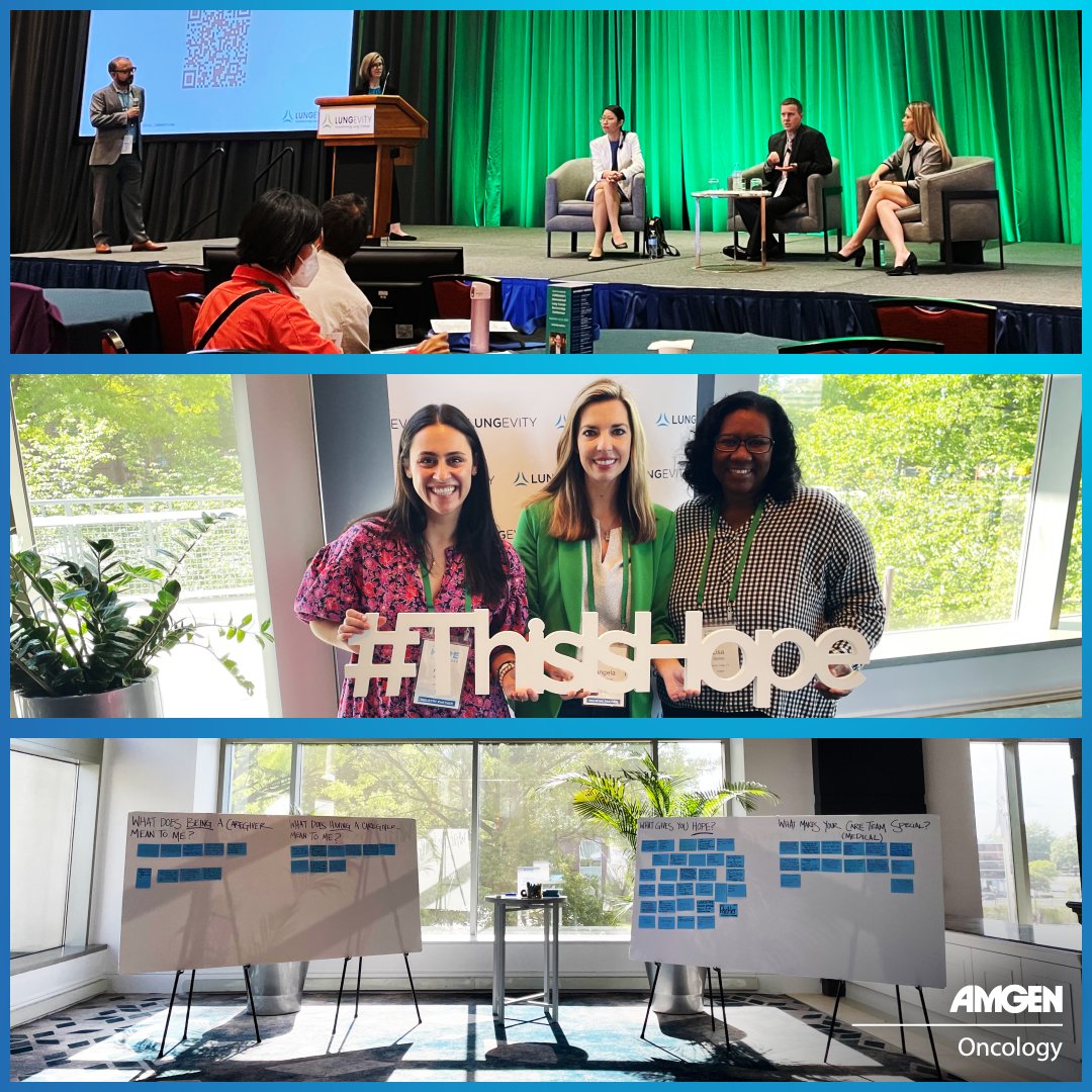 It was a pleasure attending @LUNGevity's annual #HOPESummit. @Amgen is proud to support this unique conference where patients and survivors come together to learn about living well with cancer. #ThisIsHOPE23 #AmgenSupported