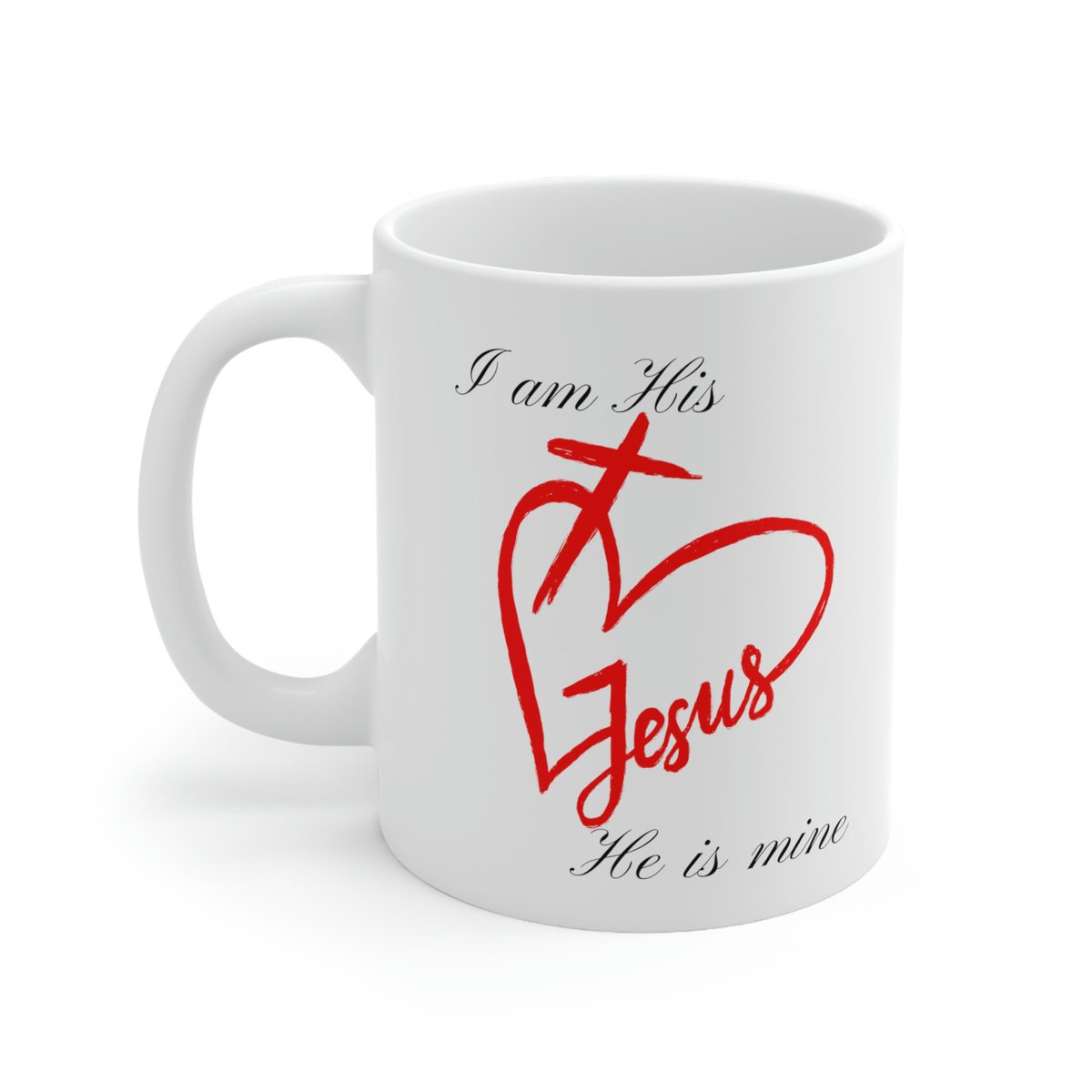 Excited to share the latest addition to my #etsy shop: I Am His - He Is Mine White Ceramic 11oz Premium Christian Mug - Jesus Mug etsy.me/44QXdyW #jesusmug #iamhis #heismine #jesusismine #ibelongtojesus #jesusbelongstome #coffeemug #christianmug #religiousmug