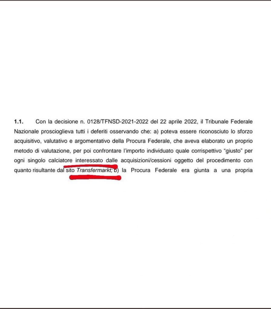 The_AJC_'s tweet photo. Apparently the #FIGC  used Trasnfermarkt too validate Juventus fictions valuations…

Is this league real 😂 https://t.co/7hWBAQCWEf
