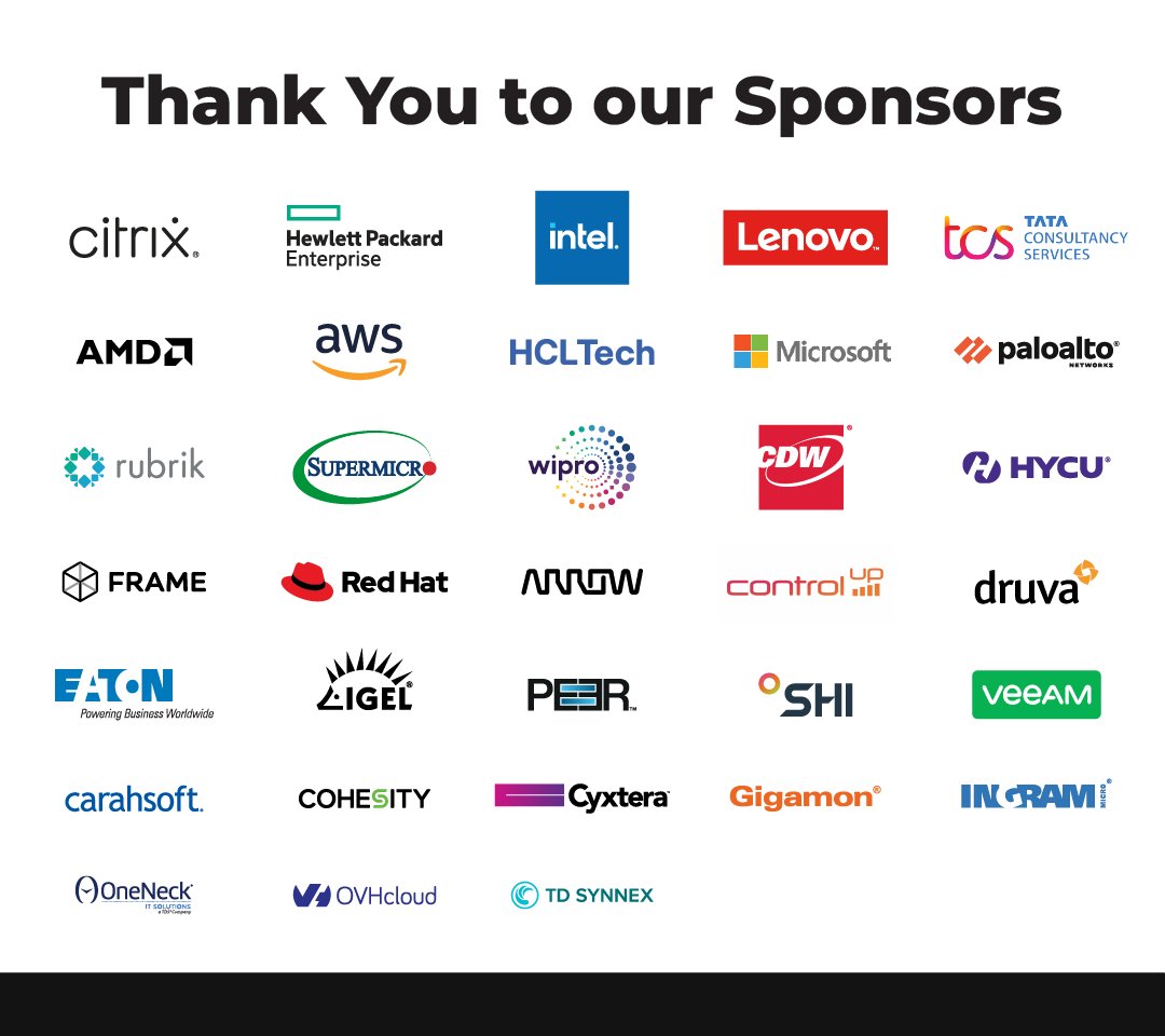 We’re thrilled to welcome our Nutanix Partners to #NEXTconf Partner Xchange in beautiful Chicago. This would not be possible without our wonderful sponsors! 🫶 #NutanixPX23