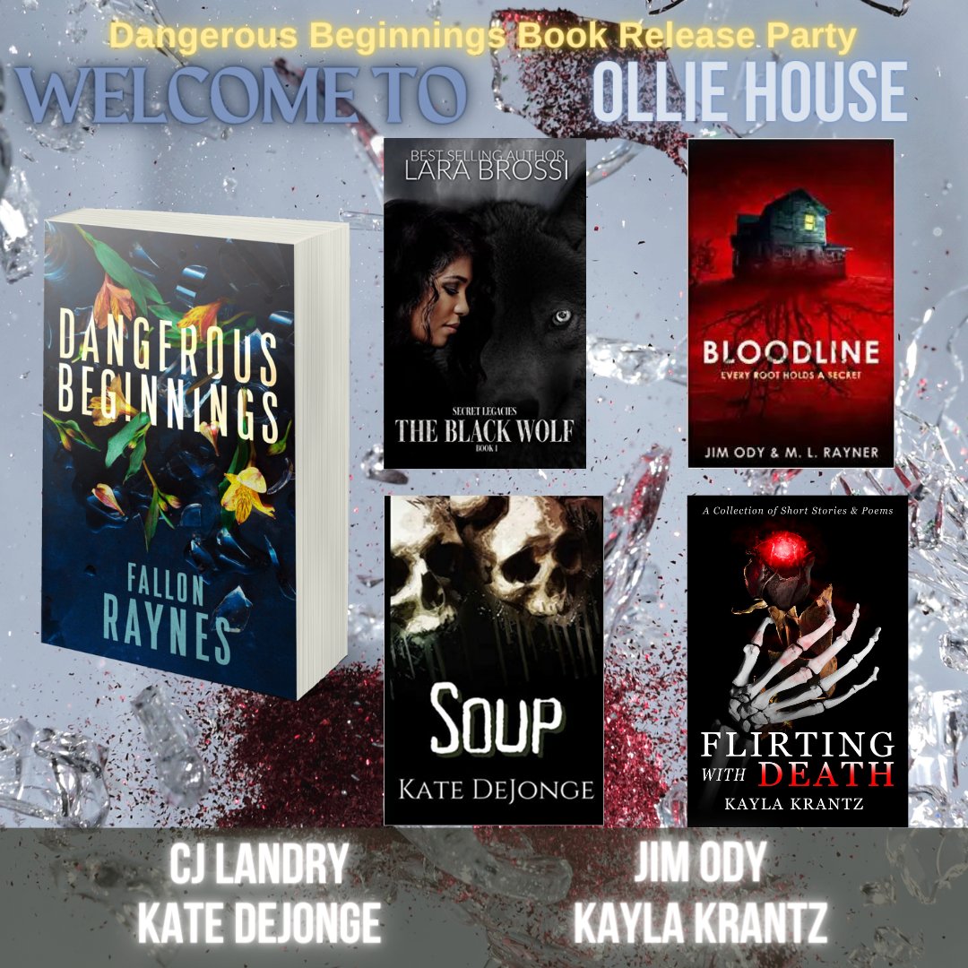 You’re all invited to <a href="/FallonRaynes/">F Raynes</a> #BOOKRELEASEPARTY on May 19th @  facebook.com/groups/5062437… Ollie House - <a href="/InevitableCJ/">CJ Landry - No Mystery. Just Murder.</a> @jimodyauthor @ghoststorygirl1 @kaylathewriter9 -3 more houses to be sorted into! Who's excited?