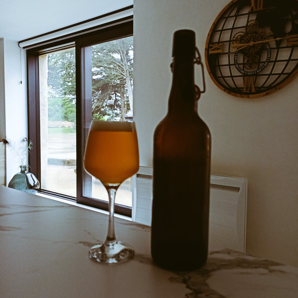 Ah France 🇫🇷 Where you can go to what is essentially a Tesco express, ask for a local beer, and for the proprietor to produce a growler of beer made from local bread and seaweed 🙏 #VictoryinEurope