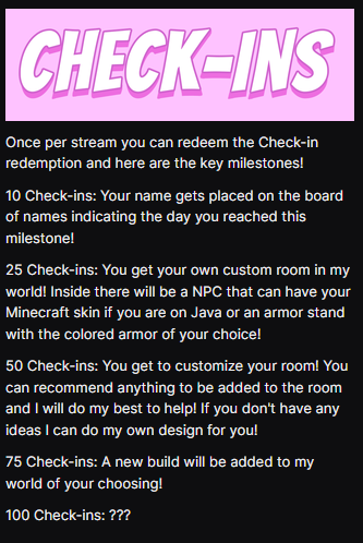 TamildinMC's tweet photo. I'm super excited to announce the new Check-in system for the channel!

What happens at 100 check-ins? It's a mystery for now!

https://t.co/yqMT91OXs7 https://t.co/cLteBhYix1