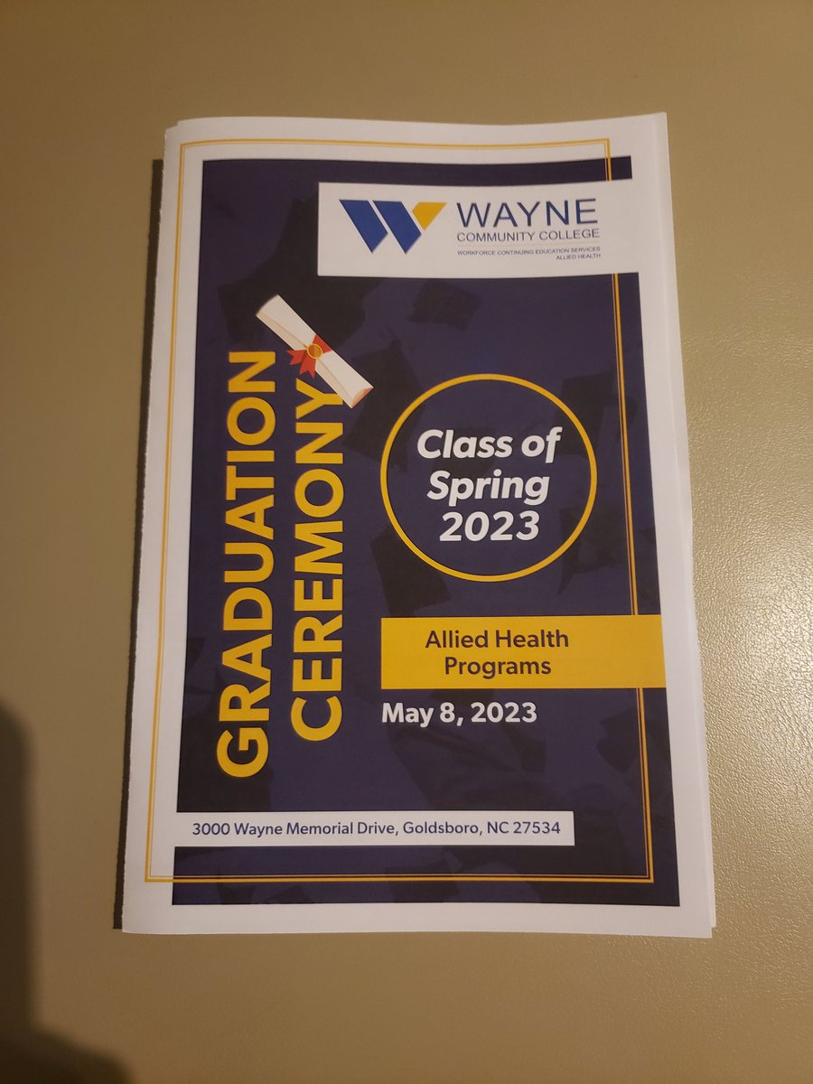 WayneEMCHS's tweet image. Congratulations to WEMCHS Senior Karen and Graduate Destiny for graduating from @wayneccnc today with their Nurse Aid Certificate.