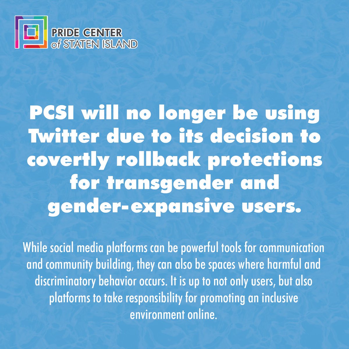 Pride Center of SI (@pridecentersi) on Twitter photo 