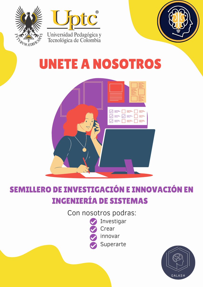 SIIIS2013's tweet photo. #UPTC #uptcsogamoso ¡Únete al semillero de investigación SIIIS Supérate y sigue adelante con tus sueños! Semillero SIIIS
#UPTCSomosTodos https://t.co/43Ntj2ploE