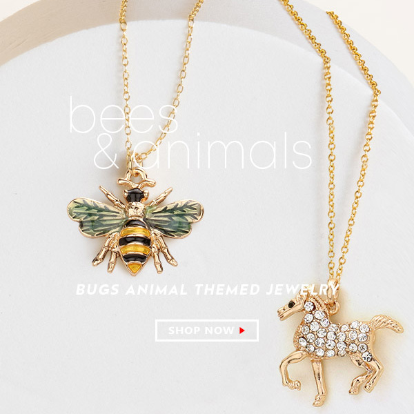 Bees & Animals Theme Jewelries from Wona Trading

#bee #bumblebee #beenecklace #bumblebeenecklace #horse #horsenecklace #tinynecklace #delicatejewelries #pendantnecklace #fashionjewelry #wholesalejwelry