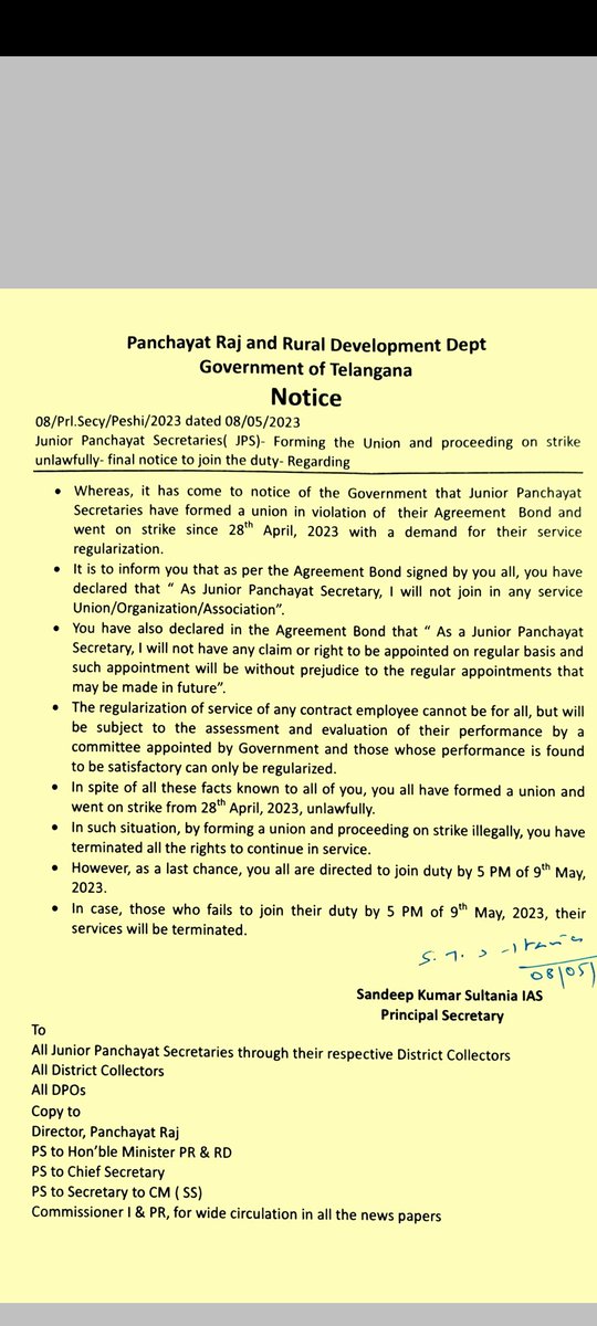 Satyabanothu2's tweet photo. #JPSRegularisation
@BRSHarish 
@EDRBRS @KTRBRS @RaoKavitha @TelanganaCMO @RSPraveenSwaero
@TV9Telugu @V6News @etvtelangana @tv5newsnow @RajNewsLive @abntelugutv @SakshiHDTV @sakshinews @Eenadu_Newspapr @ntdailyonline @TimesNow @tpsf2019 @TNewsTelugu @hmtvnewslive @TelanganaCS https://t.co/rWZtzxS8IB