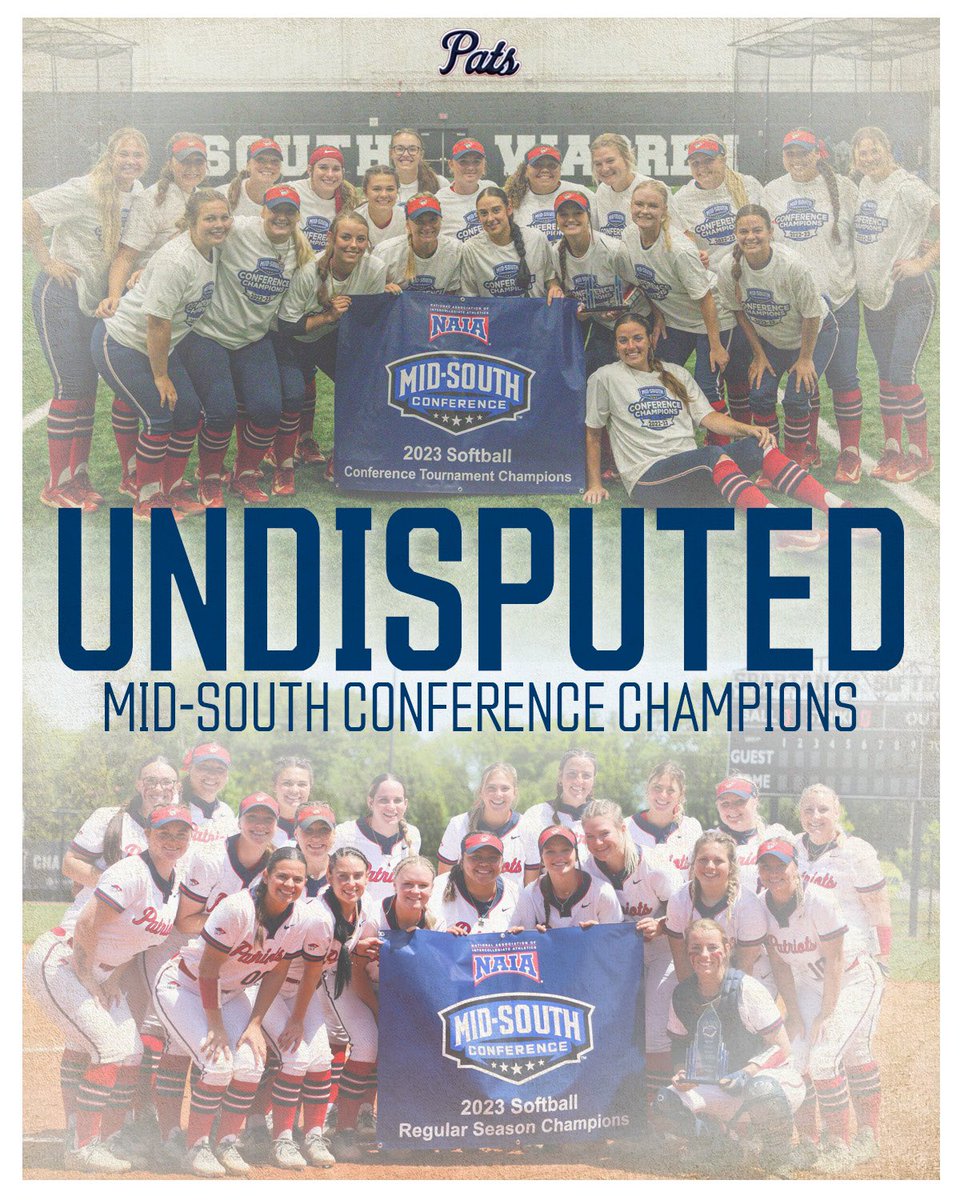 Mid-South Conference Champs x2!!