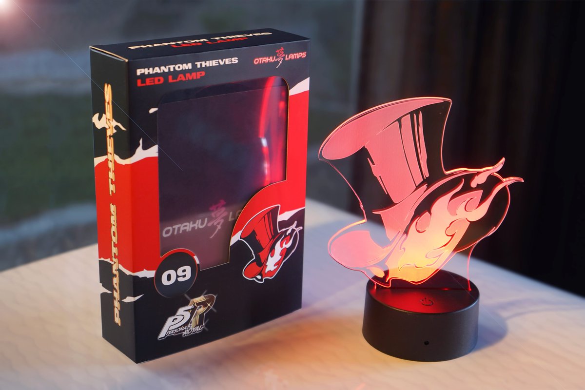 Persona_Central's tweet photo. Persona 5 Royal x Otaku Lamps Collaboration Announced - https://t.co/0SEotxd3tB https://t.co/eHCklQ8lqC