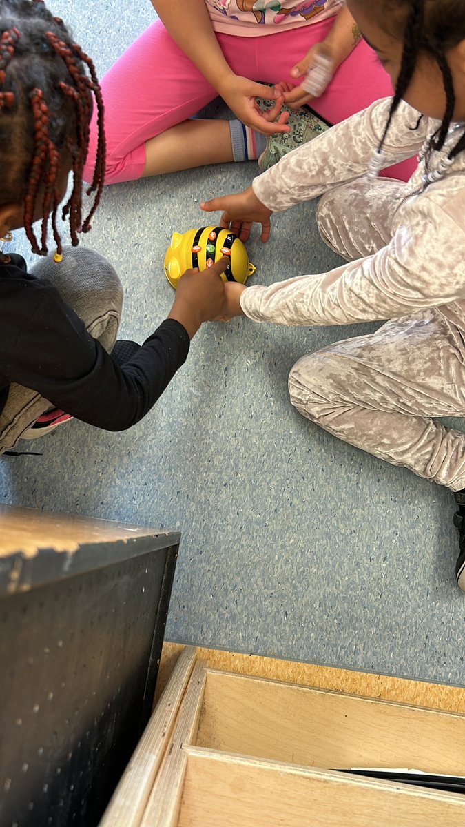 DeeganRego_FDK's tweet photo. Wrapping up our coding unit by entering directional codes in our Bee-Bots 🐝 @LesterBP_DPCDSB https://t.co/Unu7jWCKGV