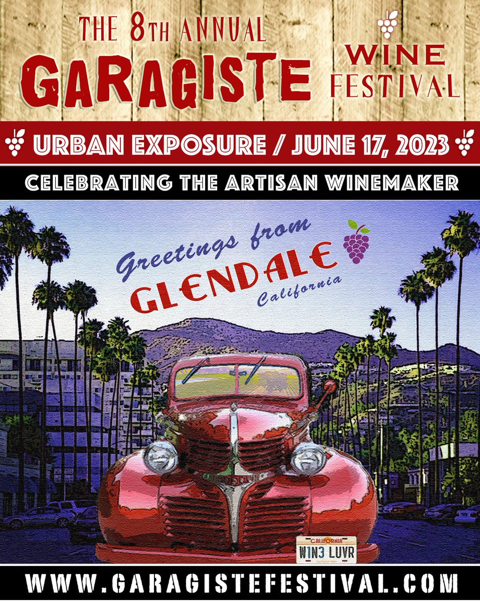 mwebbcom's tweet photo. @GaragisteFest Brings 40+ Micro-Production Wineries to LA on June 17th https://t.co/B5f69A0H2n https://t.co/otGv30Z9Ex