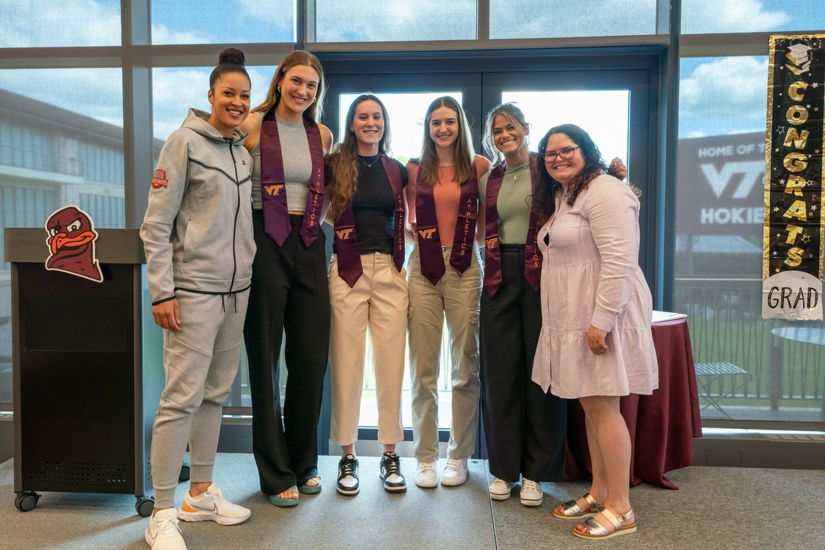 Virginia Tech Women's Basketball on Twitter "Our graduates 🥲🎓"
