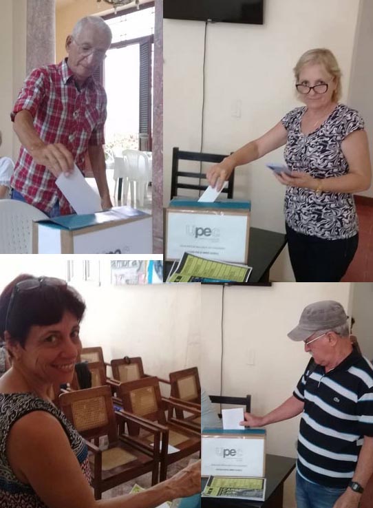 Upec SS (@upecss) on Twitter photo #Periodistas de #SanctiSpíritus iniciaron proceso de votación por el Comité Nacional de la #Upec rumbo a su XI Congreso. cubaperiodistas.cu/wp-content/upl… <a href="/escambraycu/">Escambray</a> <a href="/RadioSSp/">Radio Sancti Spíritus #Cuba</a> <a href="/TVEspirituana/">TVEspirituana</a> <a href="/elsarobertor/">Elsa Ramos Ramírez</a> @JLCamellon <a href="/Castellon815/">Juan Carlos Castellón Véliz</a> <a href="/MEspirituana/">@MariposaEspirituana</a> <a href="/LuisRamonGMCuba/">Luis Ramón González Martín</a> <a href="/ypramos1/">Yudit Perez Ramos</a> <a href="/gissellemr/">Gisselle Morales</a> #Periodistas de #SanctiSpíritus iniciaron proceso de votación por el Comité Nacional de la #Upec rumbo a su XI Congreso. cubaperiodistas.cu/wp-content/upl… <a href="/escambraycu/">Escambray</a> <a href="/RadioSSp/">Radio Sancti Spíritus #Cuba</a> <a href="/TVEspirituana/">TVEspirituana</a> <a href="/elsarobertor/">Elsa Ramos Ramírez</a> @JLCamellon <a href="/Castellon815/">Juan Carlos Castellón Véliz</a> <a href="/MEspirituana/">@MariposaEspirituana</a> <a href="/LuisRamonGMCuba/">Luis Ramón González Martín</a> <a href="/ypramos1/">Yudit Perez Ramos</a> <a href="/gissellemr/">Gisselle Morales</a>
