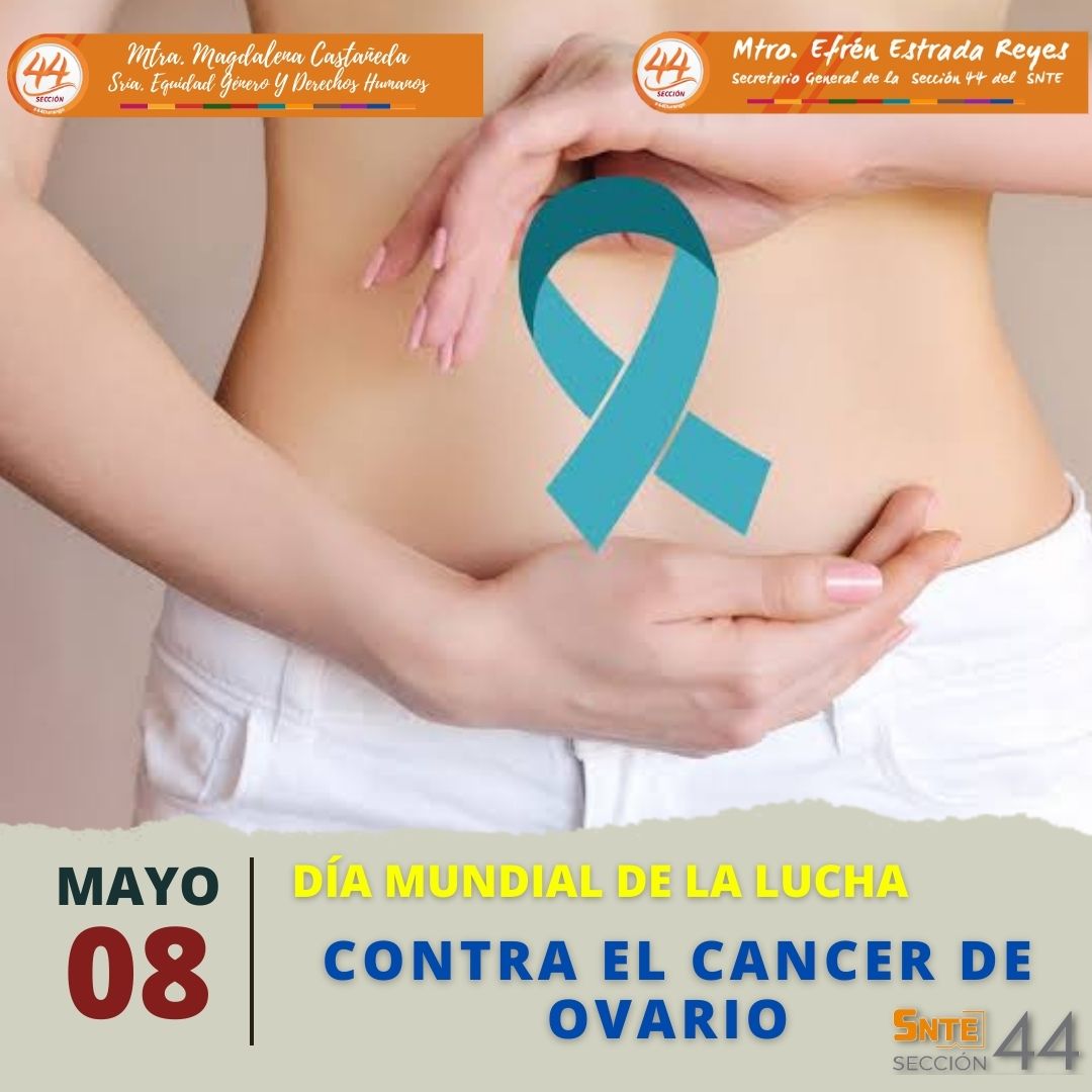 Seccion44SNTE's tweet photo. #SNTESeccion44🟠
#44Durango🦂
#UnidosSomosMasFuertes
El 8 de mayo conmemoramos a todas las guerreras que luchan #ContraElCancerDeOvario.
Su elevada tasa de mortalidad ha generado en los últimos años un gran interés en la detección oportuna. https://t.co/FPKbFewQ8h