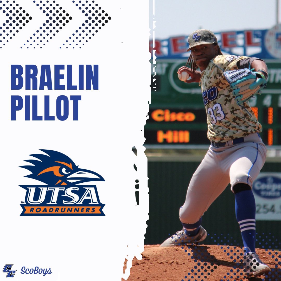 Congrats to Braelin Pillot on his commitment to <a href="/UTSABSB/">UTSA Baseball ⚾️</a> ‼️

#ScoBoys