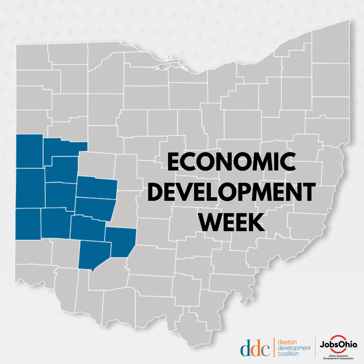 daytonregion's tweet image. Happy Economic Development Week! We are grateful to all our local and regional economic partners and our statewide partner, @JobsOhio , for making the Dayton Region the best it can be! We could not do what we do without you! 👏

#EconDevWeek23 #DaytonRegion