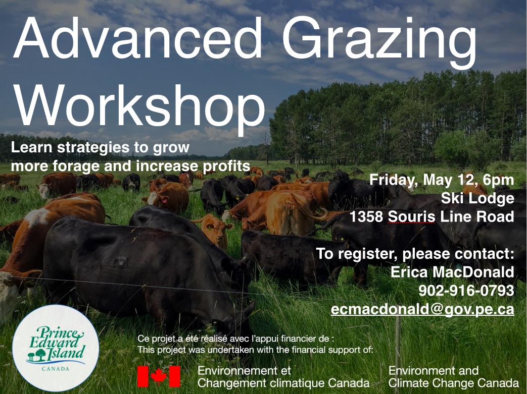 MaritimeBeef Council (@maritime_beef) on Twitter photo Hey <a href="/peicattle/">Prince Edward Island Cattle Producers</a> another Advanced Grazing Workshop on the list!
<a href="/CFGA_ACPF/">CFGA_ACPF</a> <a href="/peifa_ca/">PEI Federation of Agriculture</a> <a href="/AgInfoPEI/">PEI Agriculture</a> Hey <a href="/peicattle/">Prince Edward Island Cattle Producers</a> another Advanced Grazing Workshop on the list!
<a href="/CFGA_ACPF/">CFGA_ACPF</a> <a href="/peifa_ca/">PEI Federation of Agriculture</a> <a href="/AgInfoPEI/">PEI Agriculture</a>