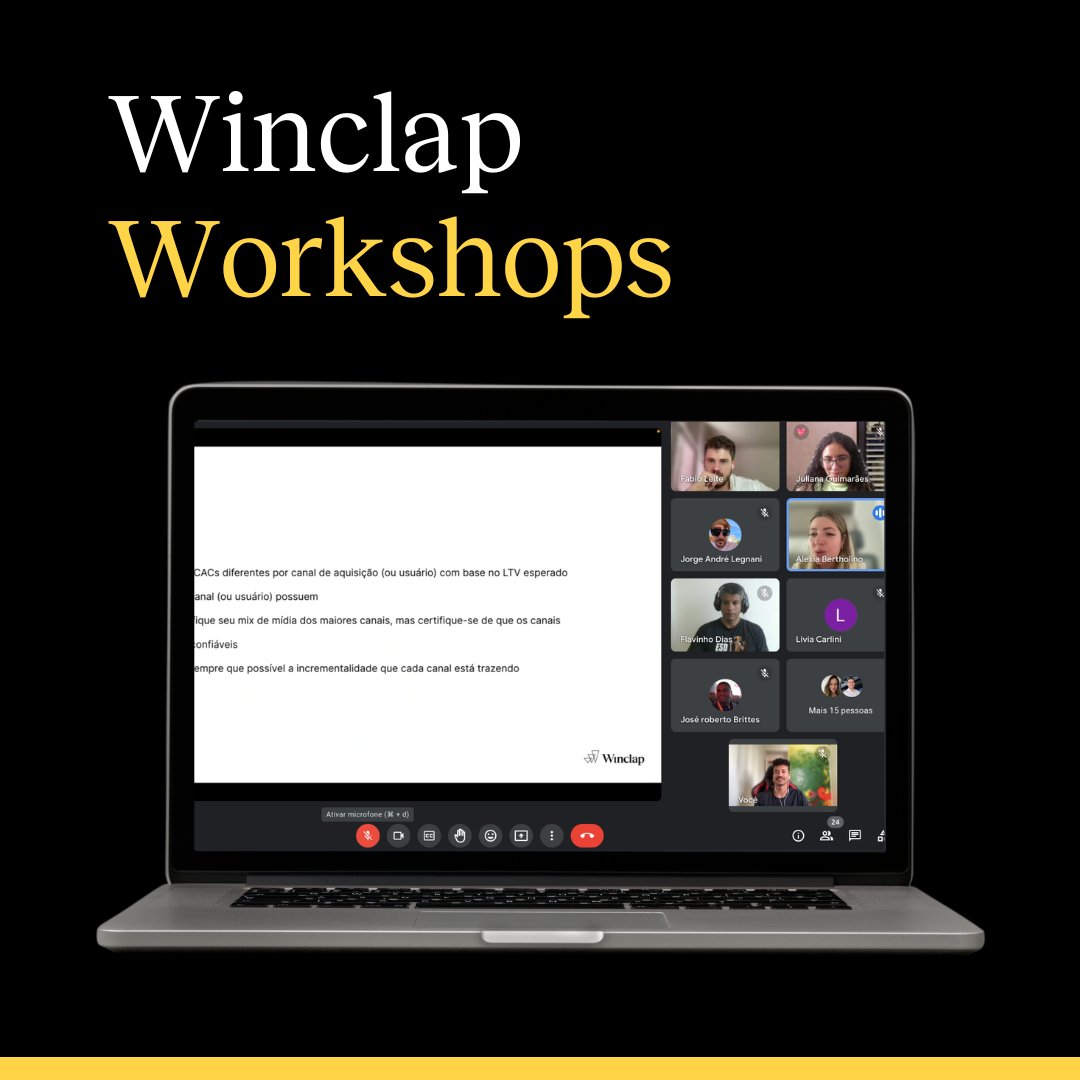 Realizamos recentemente um Webinar-Workshop com StartUps do FUNSES e Comunidade Ace🚀

Nós conversamos sobre como procurar novos canais de aquisição quando os tradicionais estão saturados. 
Obrigado todo time ACE pela parceria para promover esse encontro com as StartUps!
#winclap