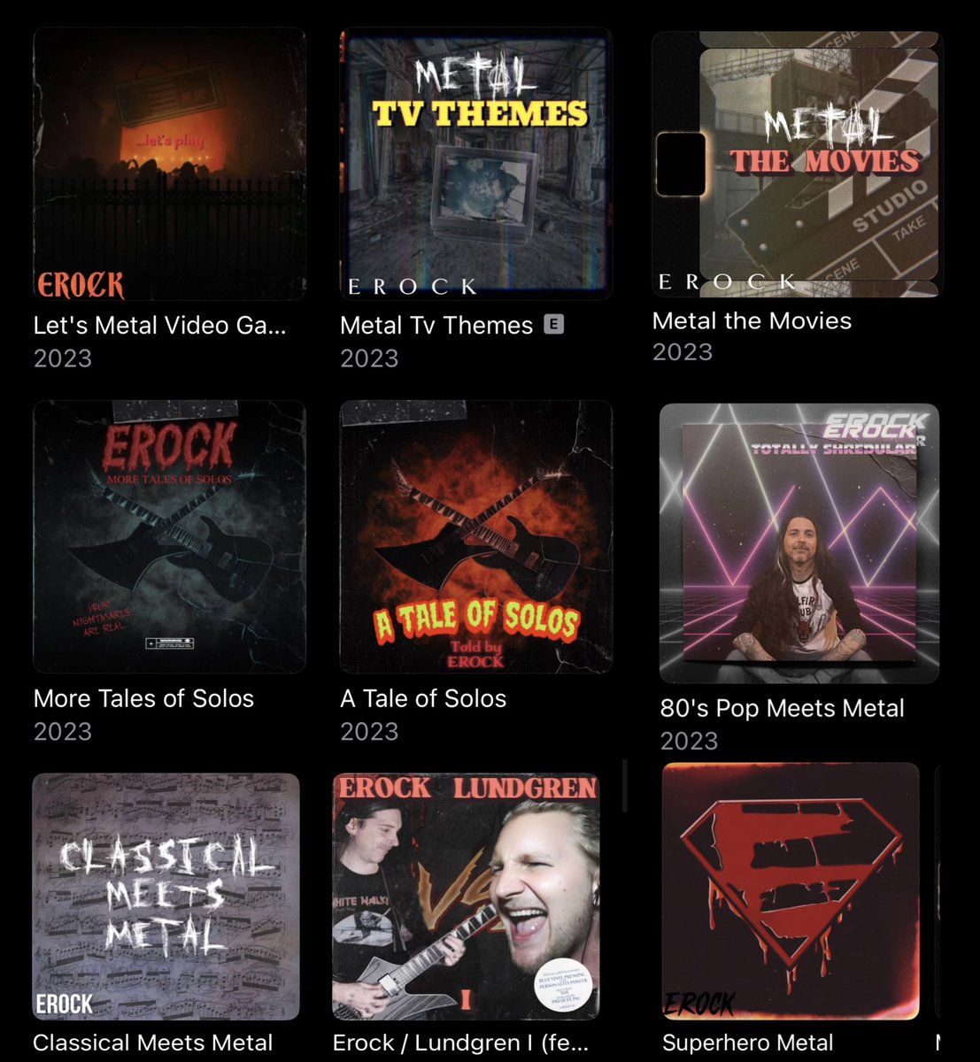 E. (@331erock) on Twitter photo I updated my music catalog 🤘🏼
Find all albums here:
linktr.ee/therealerock I updated my music catalog 🤘🏼
Find all albums here:
linktr.ee/therealerock