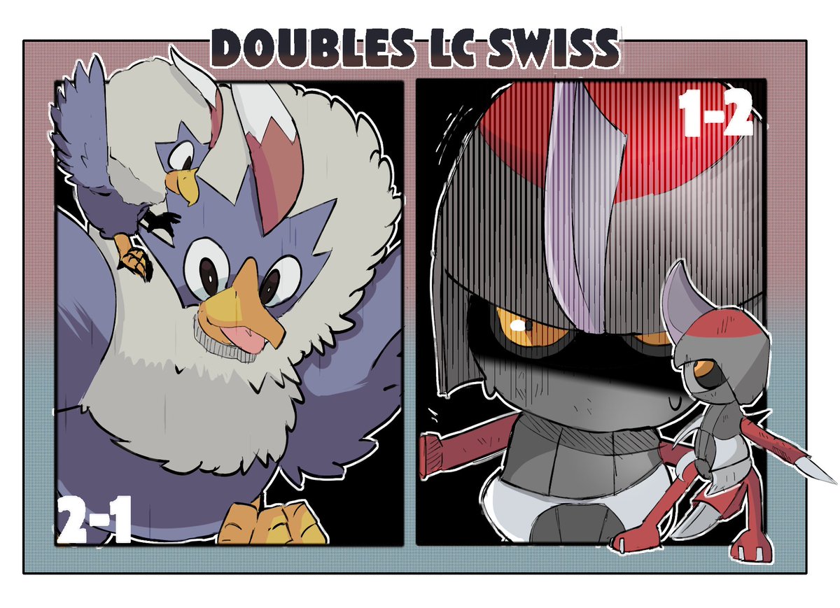 SmogonU's tweet photo. Signups for the Doubles LC Swiss, the second tournament of the first SV Doubles LC Circuit, are now open!

Join and read more about it here: 
https://t.co/ItTT0ElLNA

Art by Kiwi (@inkiwiko) https://t.co/fH8GAbCUes