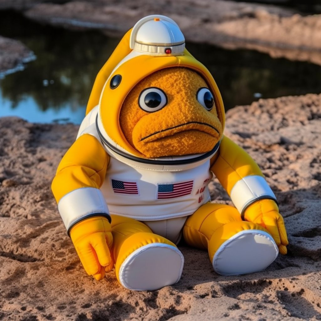 bryanbrinkman's tweet photo. NFA in terms of the token, but I've found that the CC0/AI potential of TURBO and it's mascot are very inspiring. I love using midjourney to generate plushies of it. https://t.co/dlz9Rtz9Ri