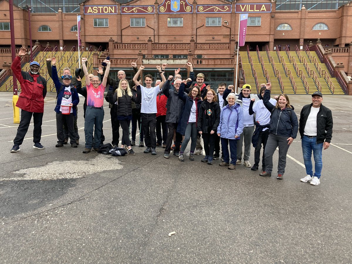 Let’s finish it!
Walking between football stadiums in Birmingham, the Black Country, and Solihull to raise funds for <a href="/CureLeukaemia/">Cure Leukaemia</a> 
In memory of Ed Turner, a brave young man who died from the disease 

justgiving.com/fundraising/Si…

<a href="/AVFCOfficial/">Aston Villa</a> #AVFC <a href="/GaryLineker/">Gary Lineker</a> <a href="/GeorgeLineker/">George Lineker</a>
