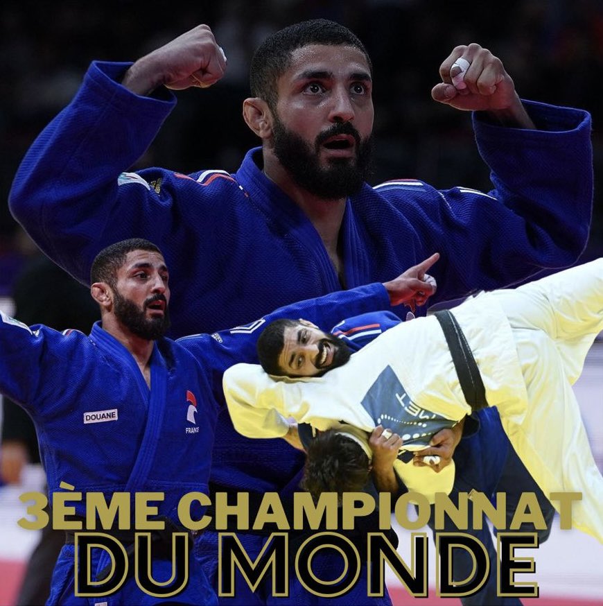 Pour sa première médaille mondiale, Walide Khyar s’offre une magnifique médaille de bronze ! 🥉✨ #WorldChampionships  #judo