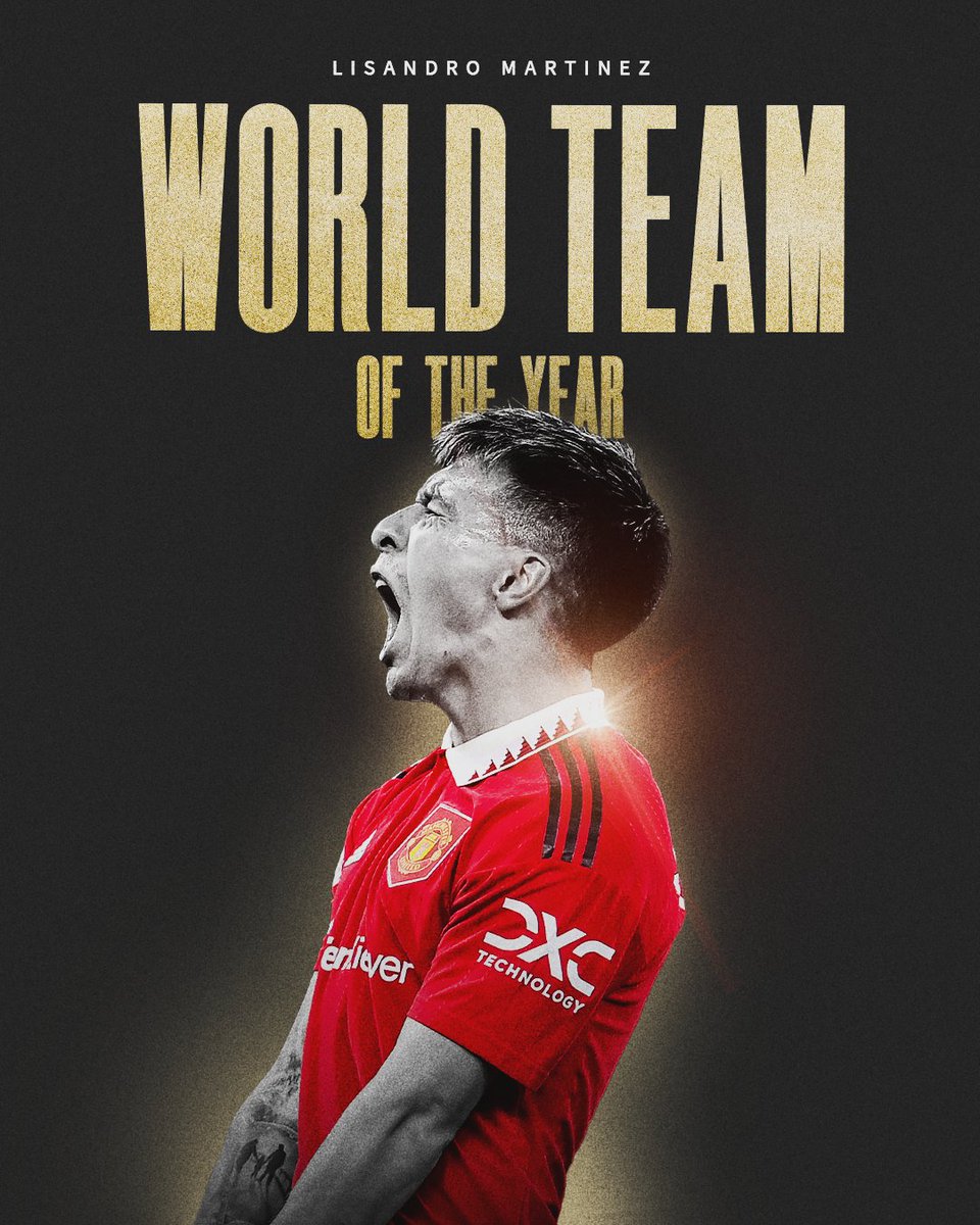 Go on, Licha 💪

<a href="/LisandrMartinez/">Lisandro Martinez</a> and <a href="/Argentina/">🇦🇷 Selección Argentina ⭐⭐⭐</a> are <a href="/LaureusSport/">Laureus</a> World Team of the Year winners 🇦🇷

#MUFC