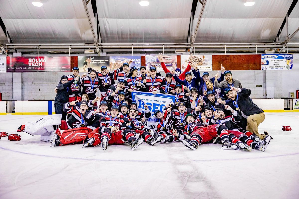 Les  Patriotes sont  champions du RSEQ  Collégial D1
#QCHLchamps