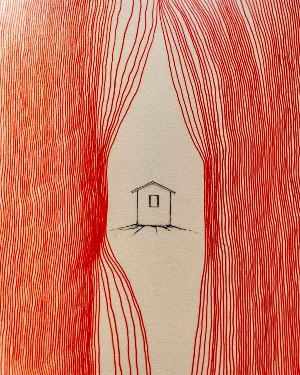 zexposiciones's tweet photo. La casa como símbolo de refugio es un elemento que se repite de forma sublime en la intimista exposición #25+25 que la artista #NataliaLainez dedica a su hermana en el @MuseoGargallo. Un increíble viaje a la nostalgia y el amor incondicional. 
No dejes de verla. 
#zexposiciones https://t.co/XlXbyEe0FG